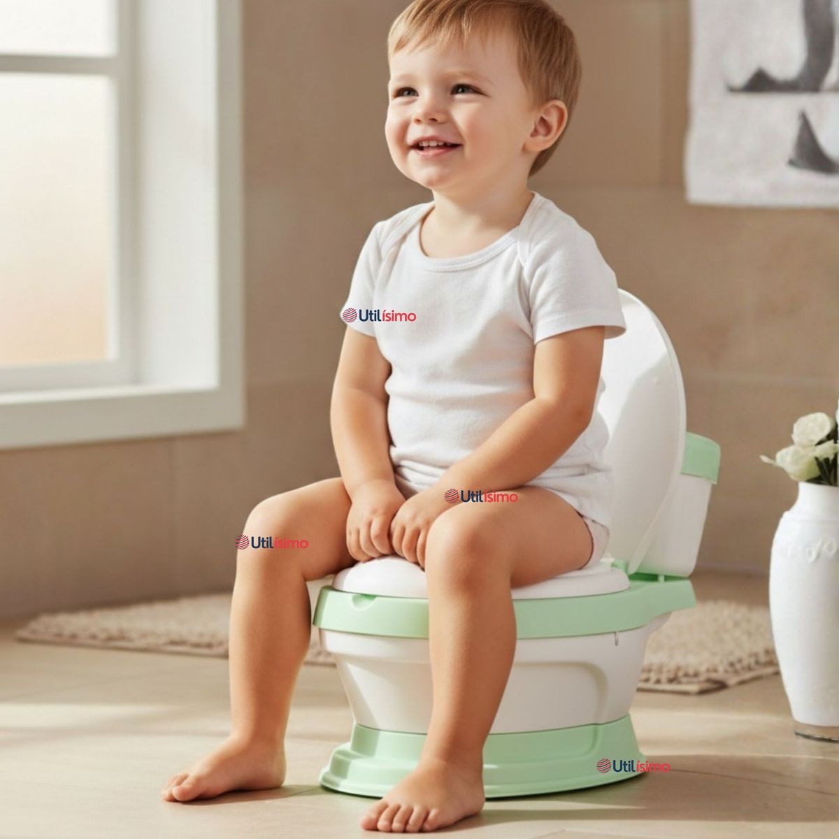 LINE - Pelela Inodoro Baño Entrenador Portátil Niño Surtido Asiento Acojinado