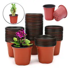 GENERICO - Maceta Blanda De Maceta Fácil De Plántulas 13.5x10.5cm 80pcs.