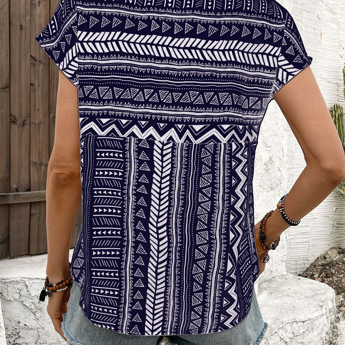 TIOZONEY - Blusa informal para mujer