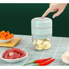 GENERICO - Picador de ajo eléctrico inalámbrico para cocina