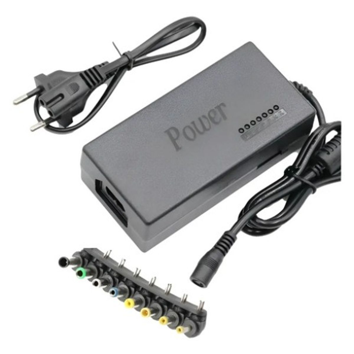 GENERICO - Cargador Adaptador Universal Para Lapto Computador 8 Marcas