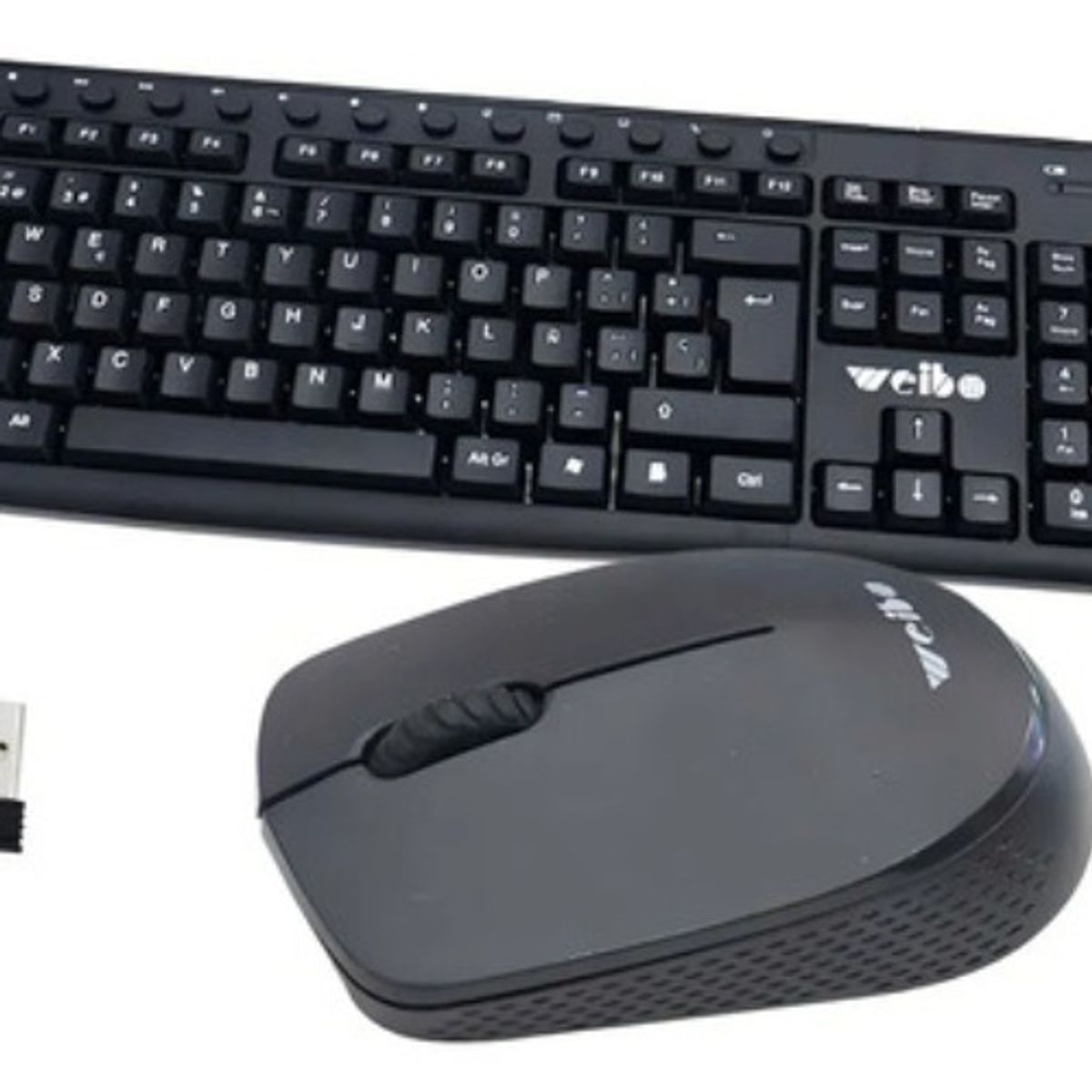 GENERICO - Combo Teclado Y Mouse Inalámbrico Weibo Wb-8012 1000 Dpi