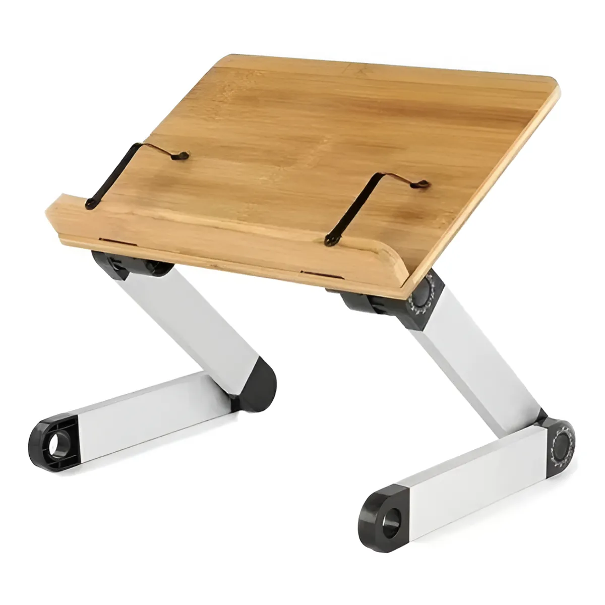 GENERICO - Mesa Madera Notebook Soporte Libros Lectura Plegable Color Marrón