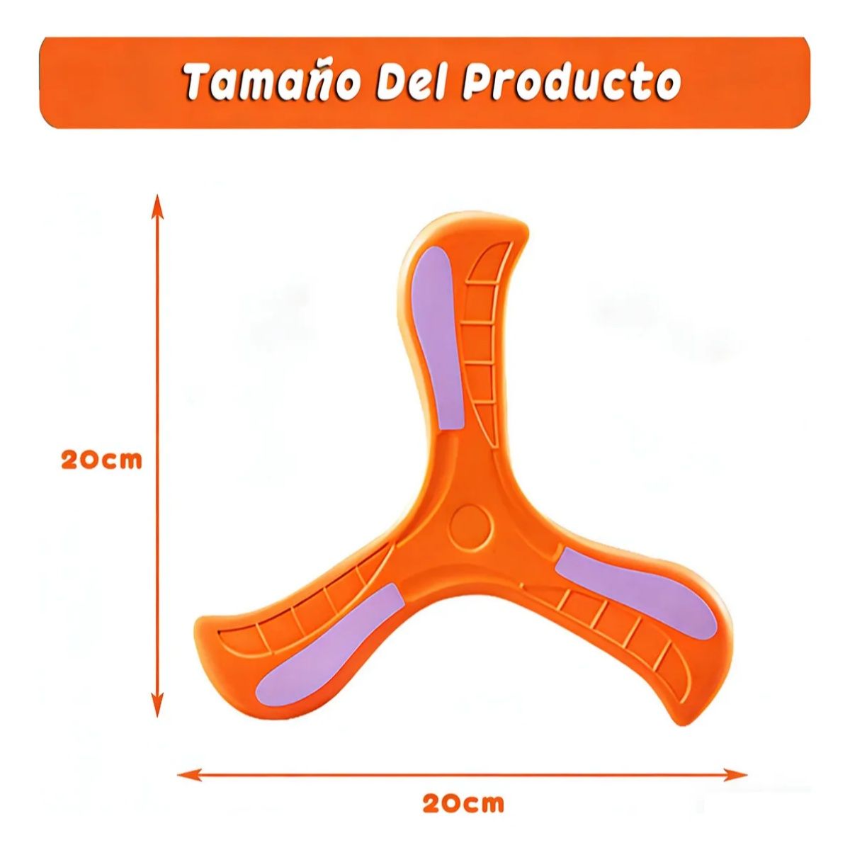 GENERICO - 2pcs Boomerang Brillante Nocturno De Espuma Para Niños