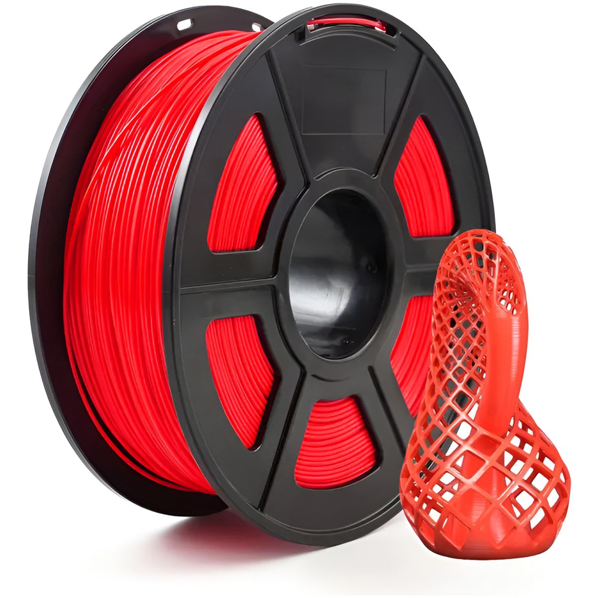 GENERICO - Filamento Pla Para Impresión 3d 1.75mm 1kg Alta Precisión Color Rojo - 223231
