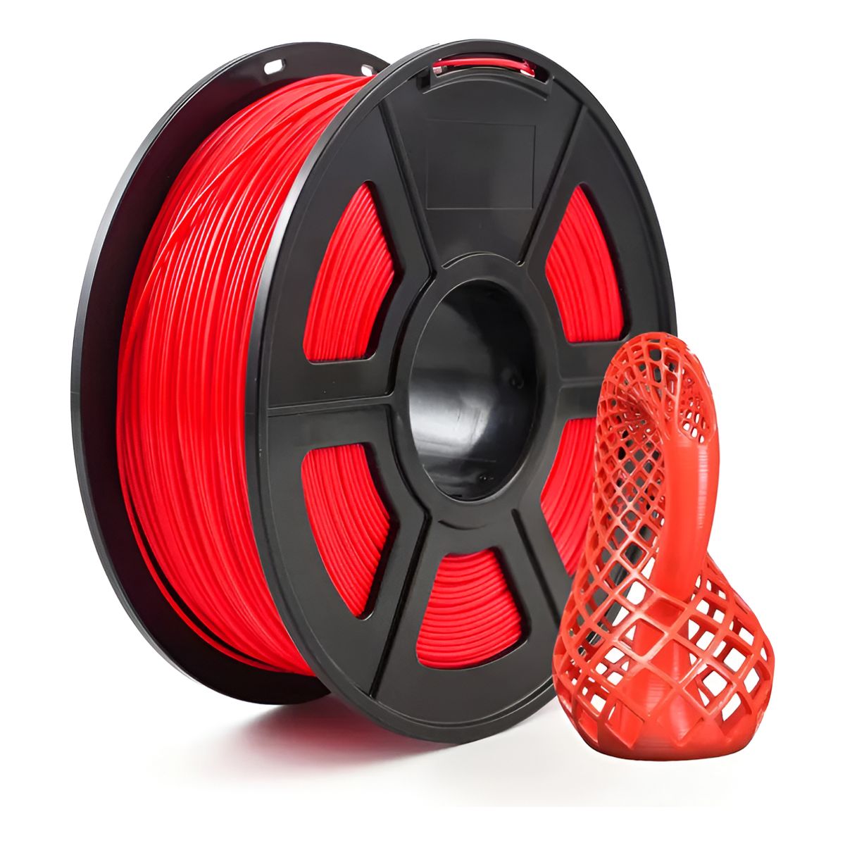 GENERICO - Filamento Pla Para Impresión 3d 1.75mm 1kg Alta Precisión Color Rojo - 223231