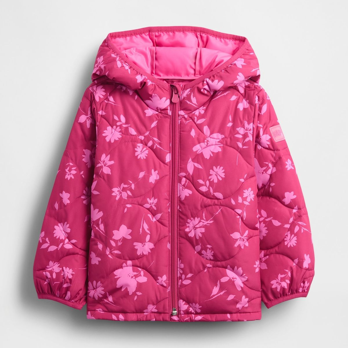 GAP - Chaqueta Toddler Niña Puffer Fucsia Gap