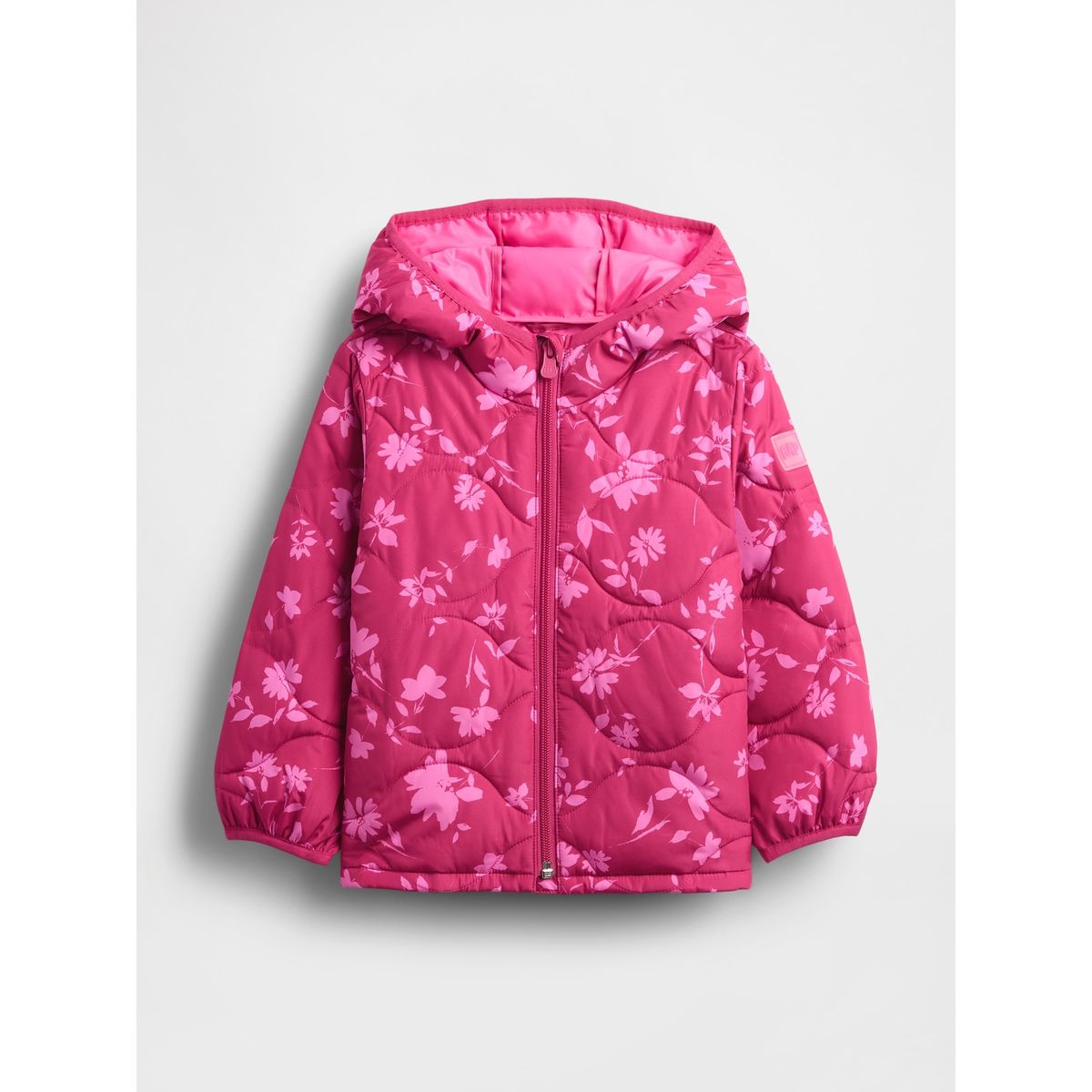 GAP - Chaqueta Toddler Niña Puffer Fucsia Gap