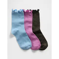 GAP - Pack 3 Calcetines Niña Multicolor