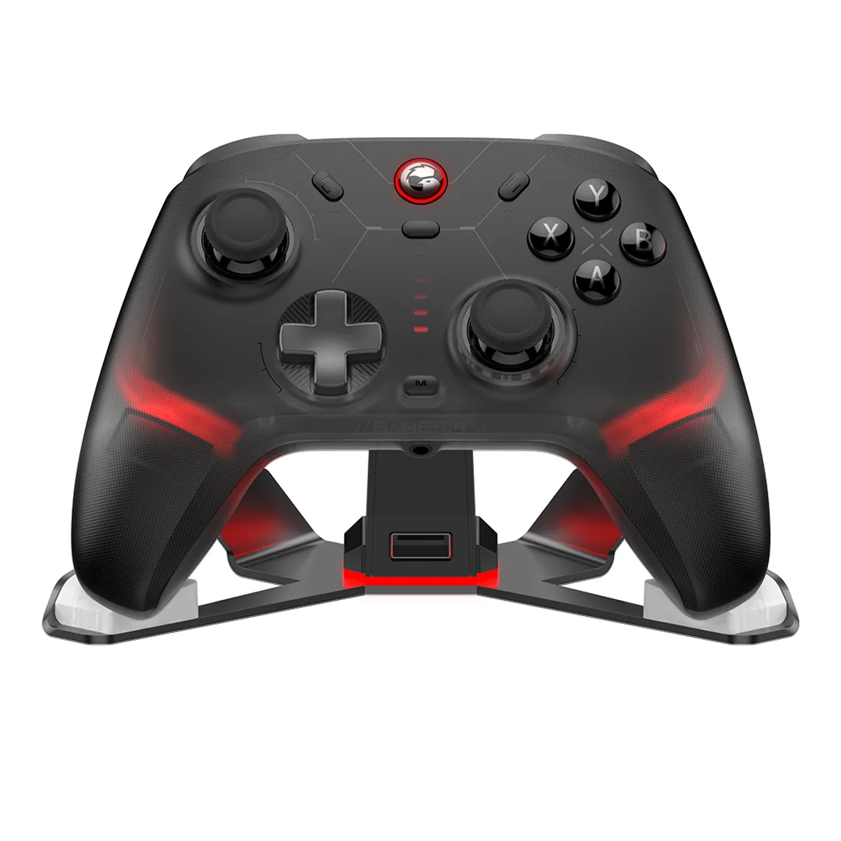 GAMESIR - Control Inalámbrico Gamesir Cyclone 2 para PC Steam Switch iOS Android con Base - Negro