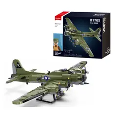 SLUBAN - Avión WWII Bombardero USAF B-17 compatible Lego