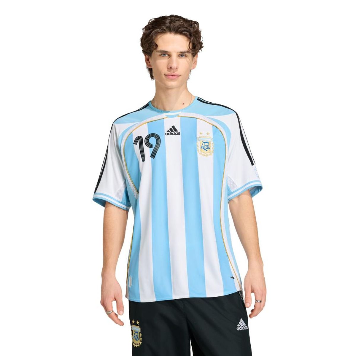 ADIDAS - Camiseta de Fútbol Local Selección Argentina 2006 Messi Hombre adidas