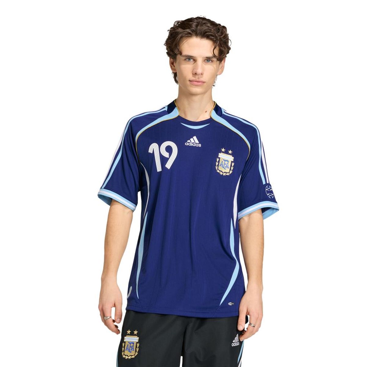 ADIDAS - Camiseta de Fútbol Visitante  Argentina 2006 Messi Hombre adidas