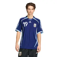 ADIDAS - Camiseta de Fútbol Visitante Argentina 2006 Messi Hombre