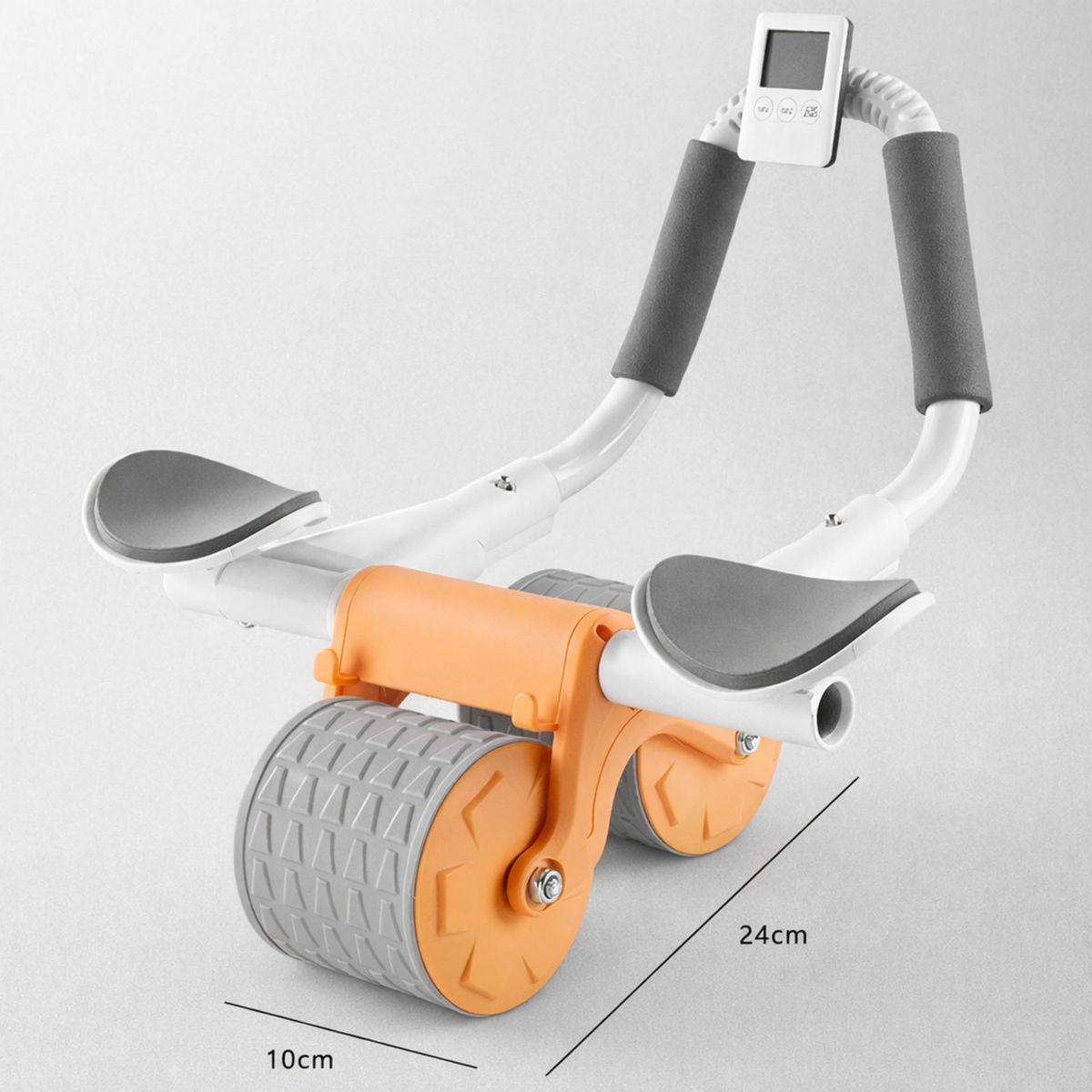 MOVI - Rueda Abdominal Doble con Rebote Automático  Entrenamiento Core en Casa  Antideslizante y Segura