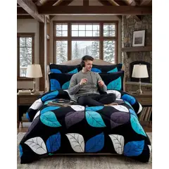 GENERICO - Cubrecama Plush 2 Plazas con Chiporro Extra Cálido - Térmico Suave