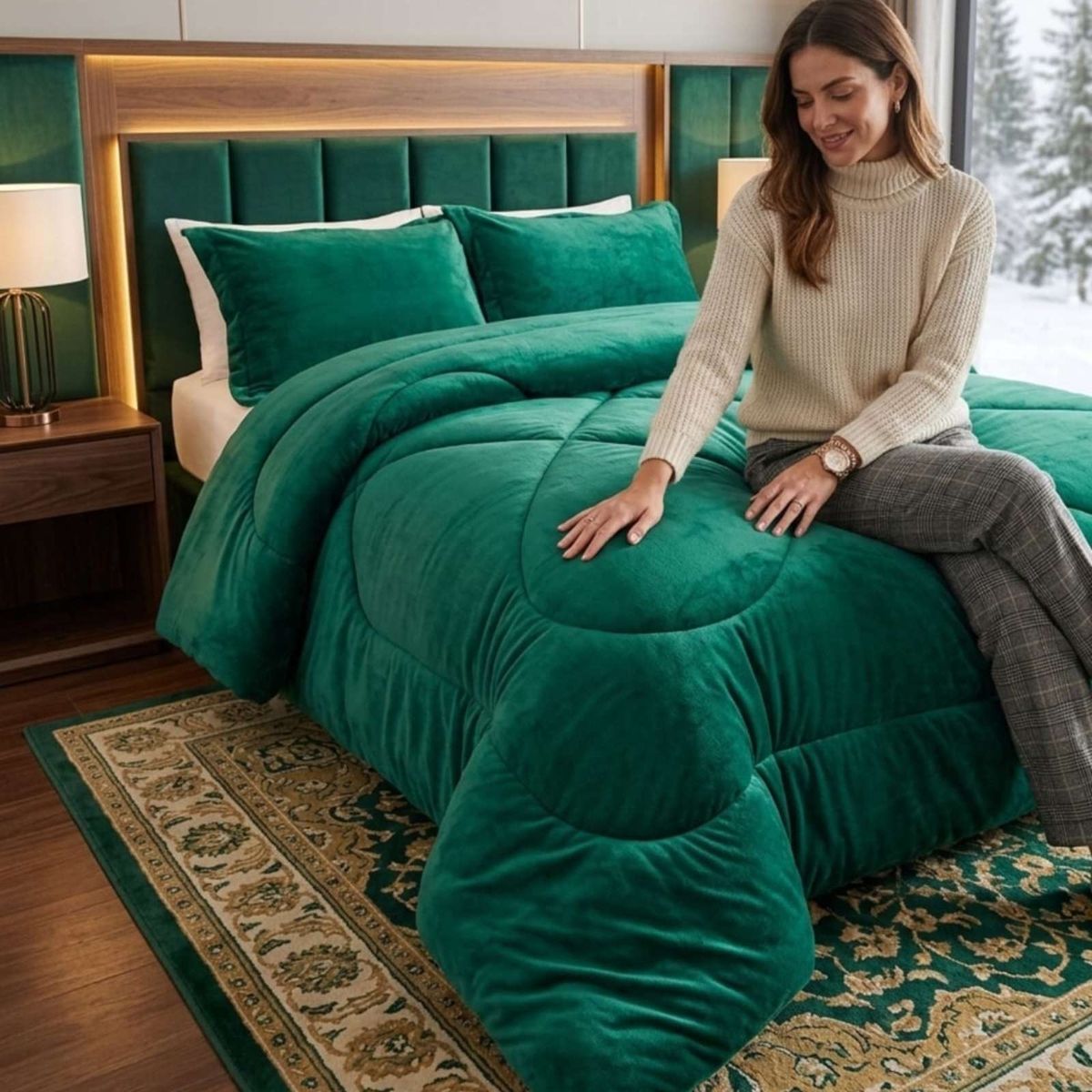 GENERICO - Cobertor Invierno 250x270 cm Plush y Chiporro King  Super King