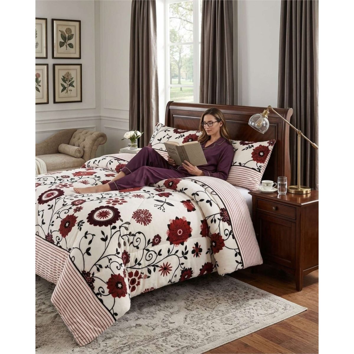GENERICO - Cobertor Invierno 250x270 cm Plush y Chiporro King  Super King