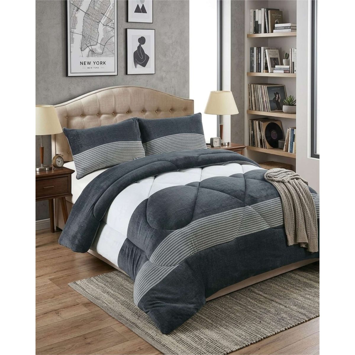 GENERICO - Cobertor Invierno 250x270 cm Plush y Chiporro King  Super King