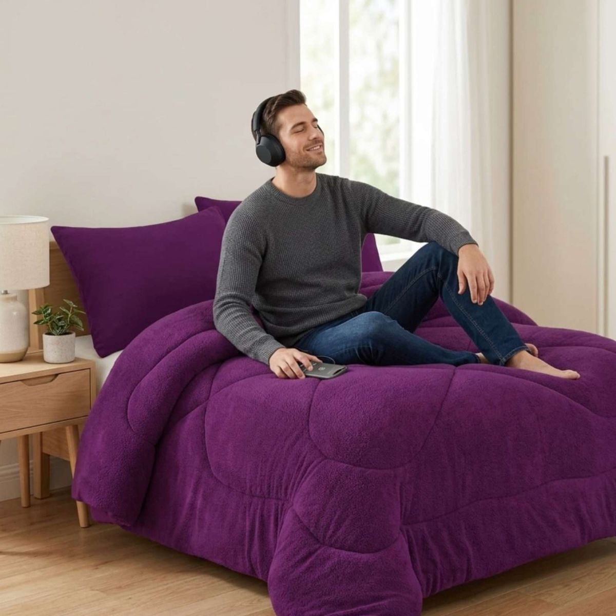 GENERICO - Cobertor Invierno 250x270 cm Plush y Chiporro King  Super King