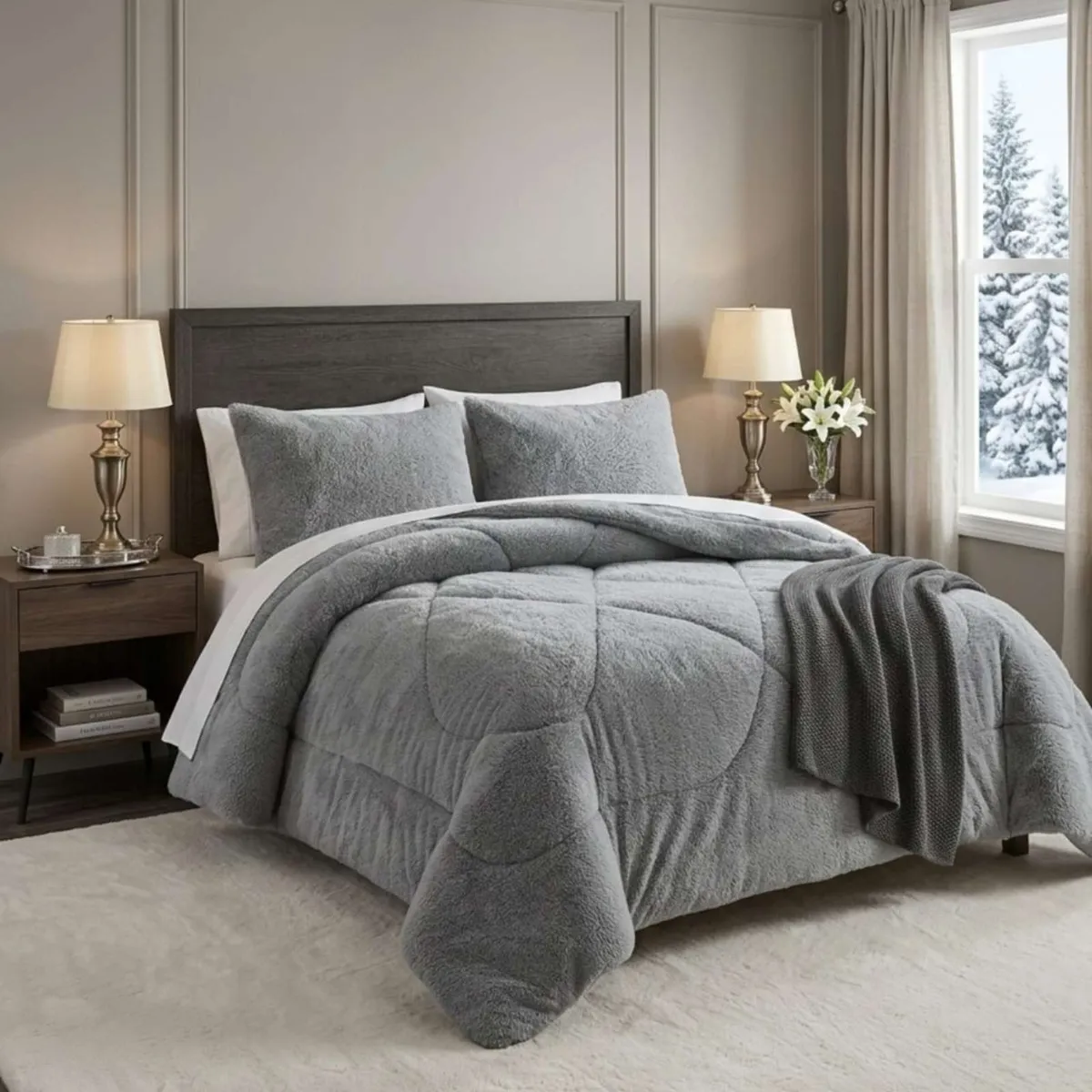 GENERICO - Cobertor Invierno 250x270 cm Plush y Chiporro King  Super King