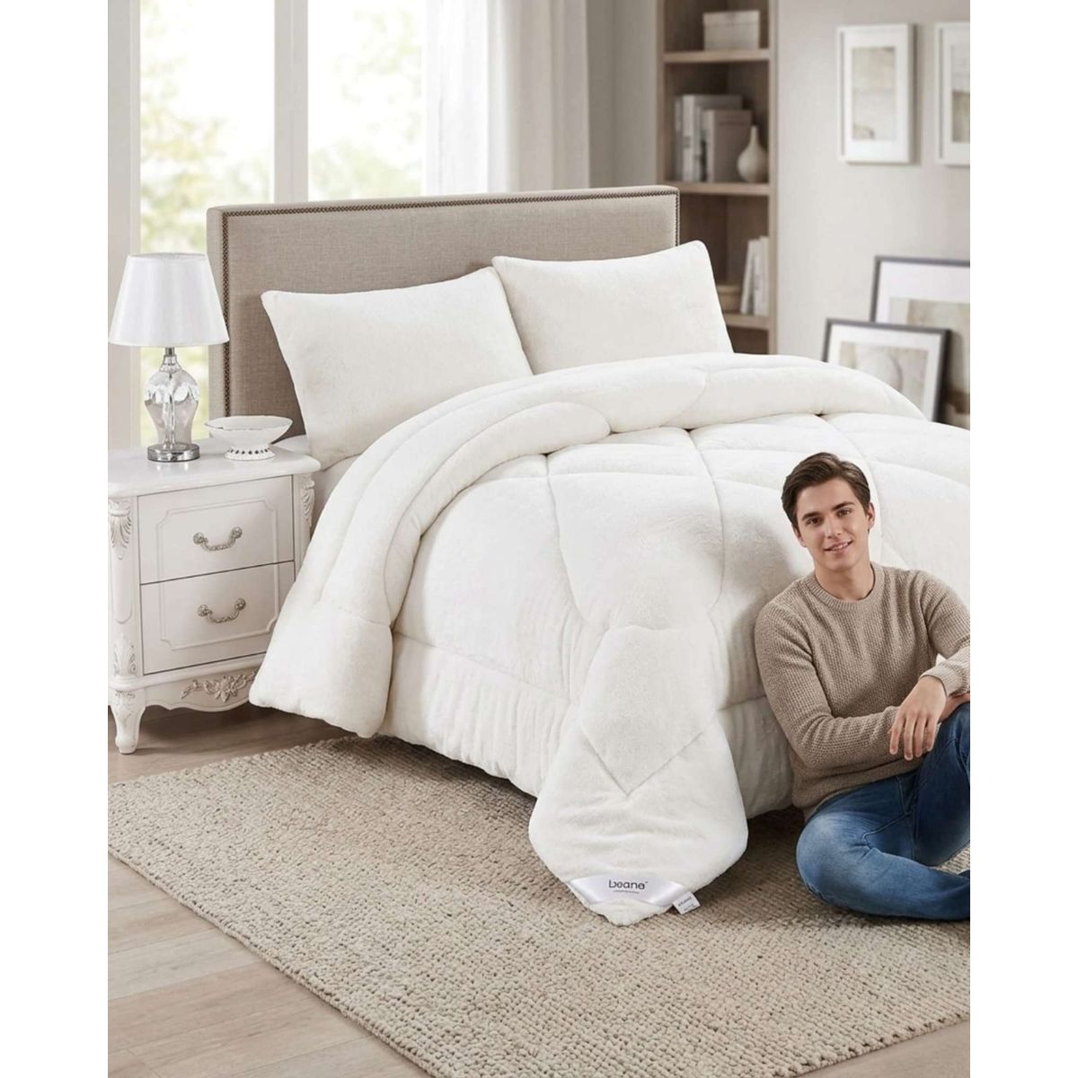 GENERICO - Cobertor Invierno 250x270 cm Plush y Chiporro King  Super King