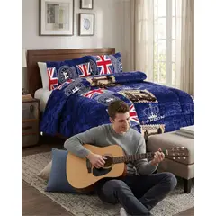 GENERICO - Cubrecama Plush 2 Plazas con Chiporro Extra Cálido - Térmico Suave