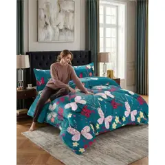 GENERICO - Cubrecama Plush 2 Plazas con Chiporro Extra Cálido - Térmico Suave