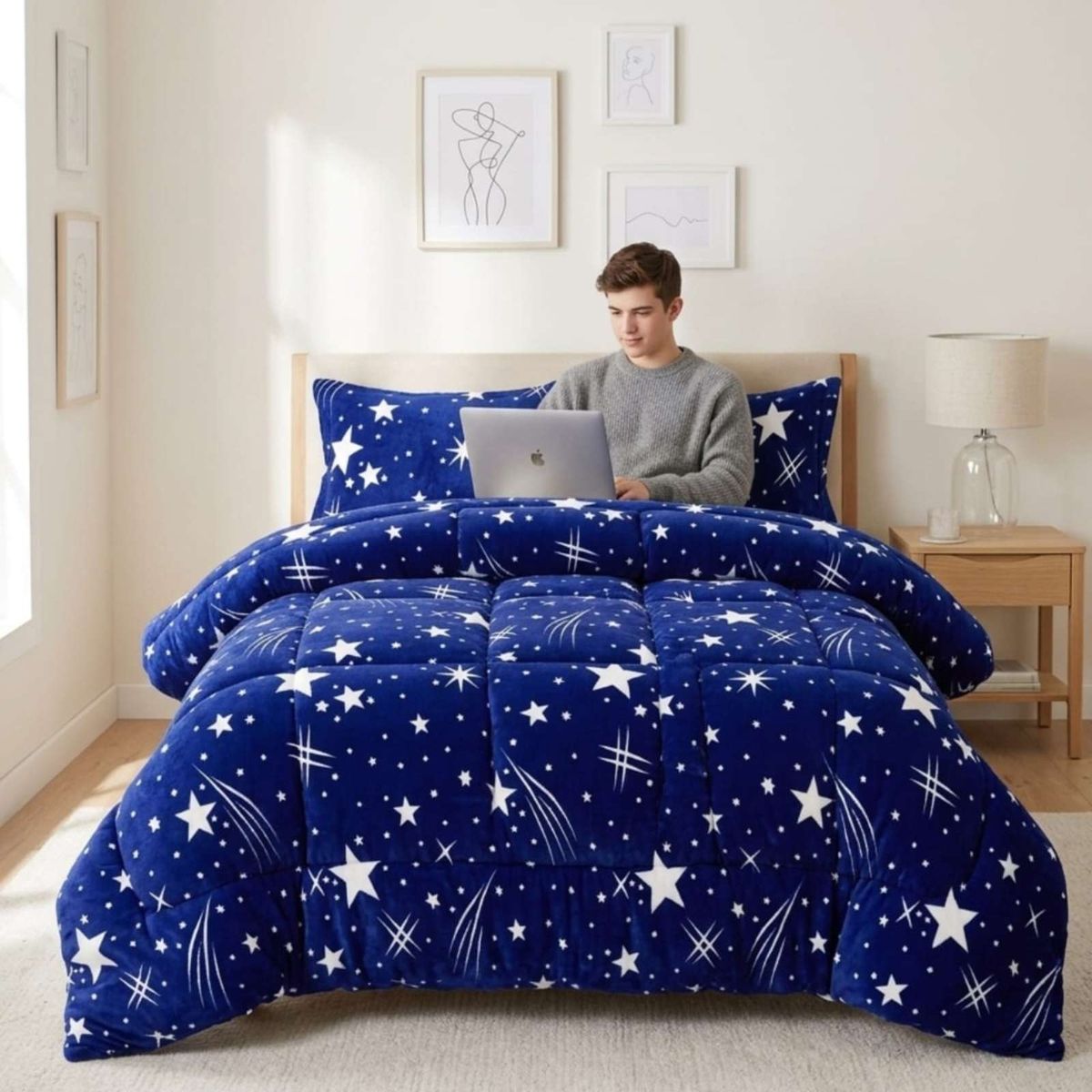 GENERICO - Cobertor Invierno 250x270 cm Plush y Chiporro King  Super King