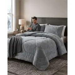 GENERICO - Cobertor Invierno 250x270 cm Plush y Chiporro King Super King
