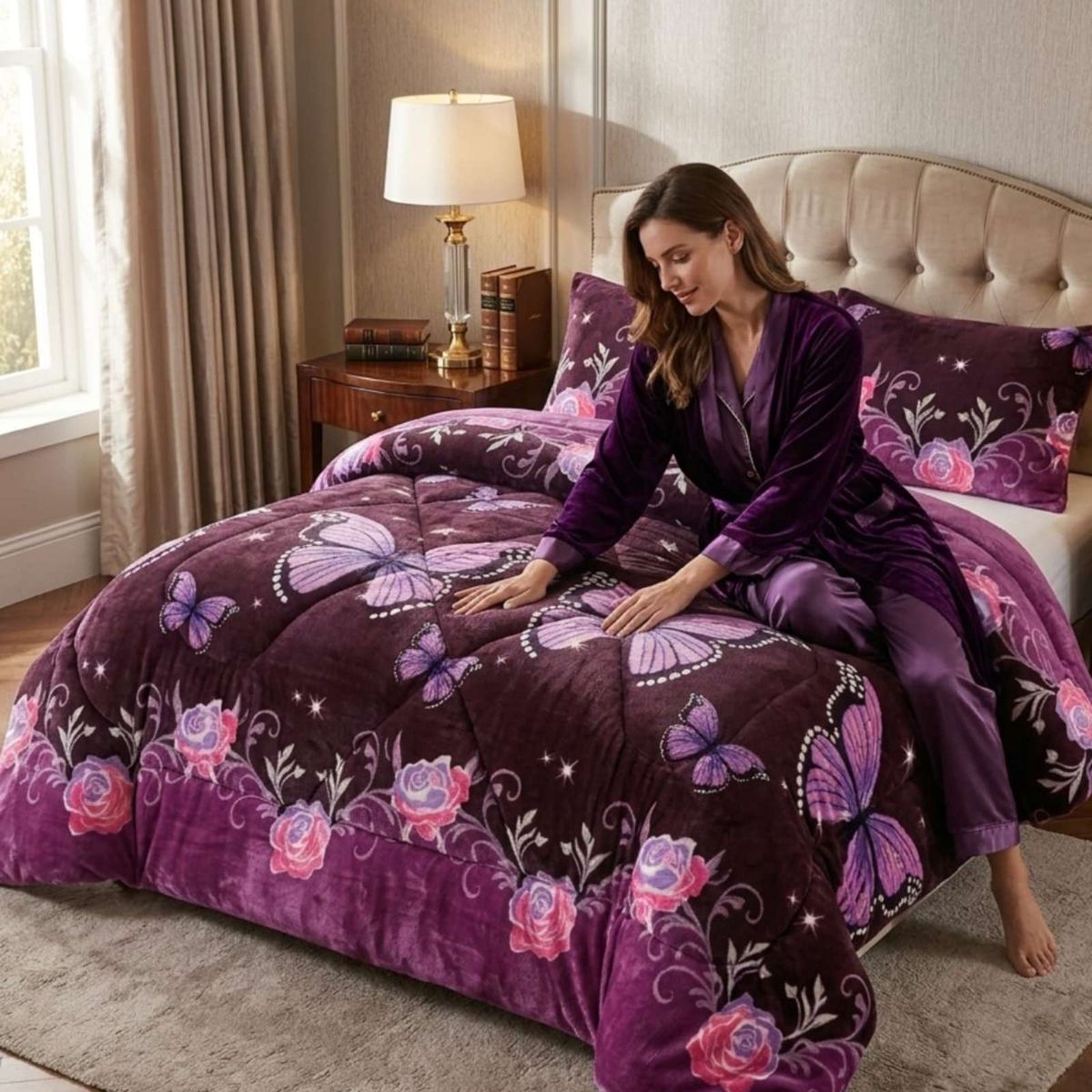 GENERICO - Cobertor Invierno 250x270 cm Plush y Chiporro King  Super King