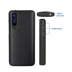 MOVI - POWER BANK 20.000 MAH CON 3 SALIDAS USB Y LINTERNA LED
