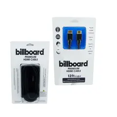 GENERICO - Cable HDMI Marca BILLBOARD 12 FT 3.6 Mts 4K