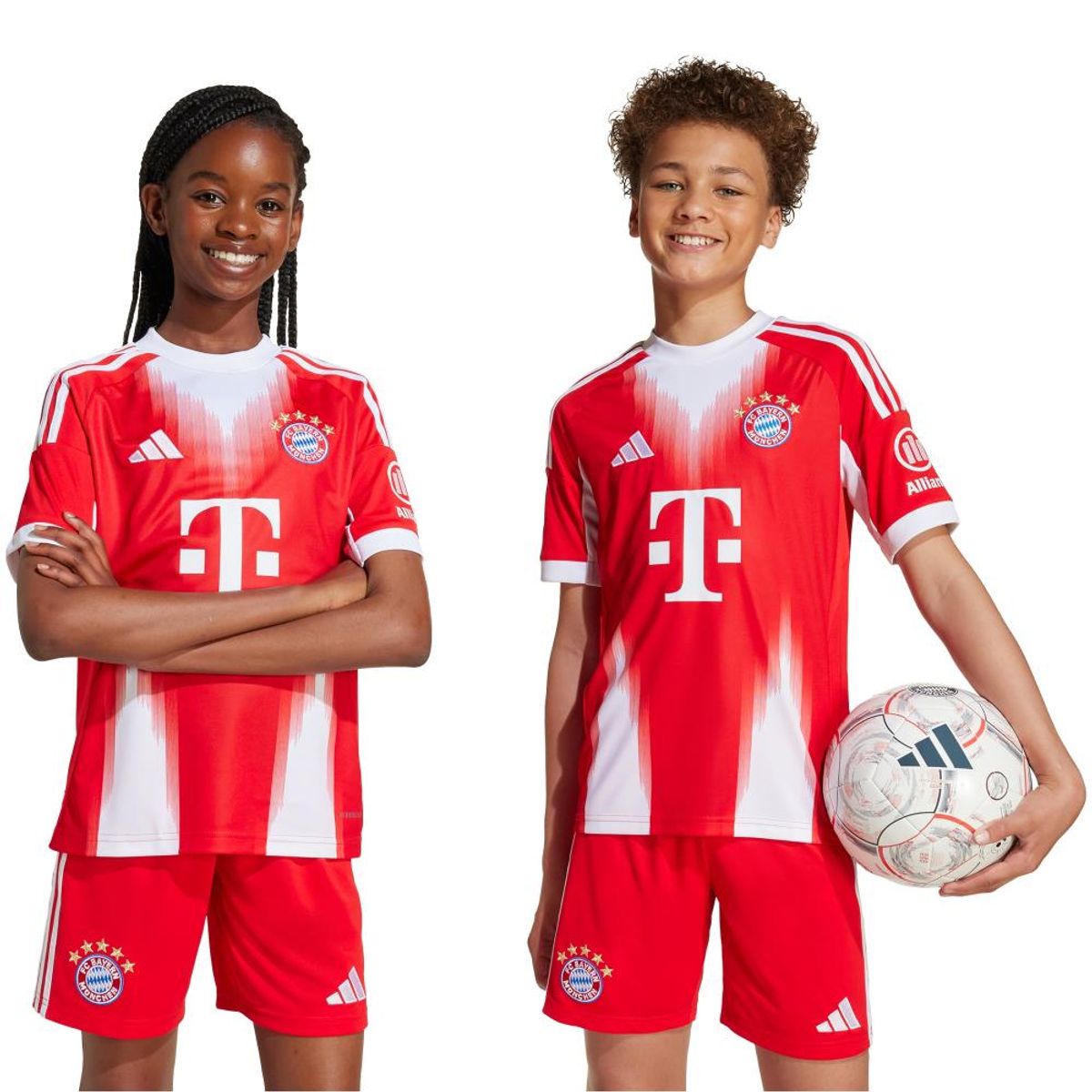 ADIDAS - Camiseta de Fútbol Local FC Bayern 25/26 Niños adidas