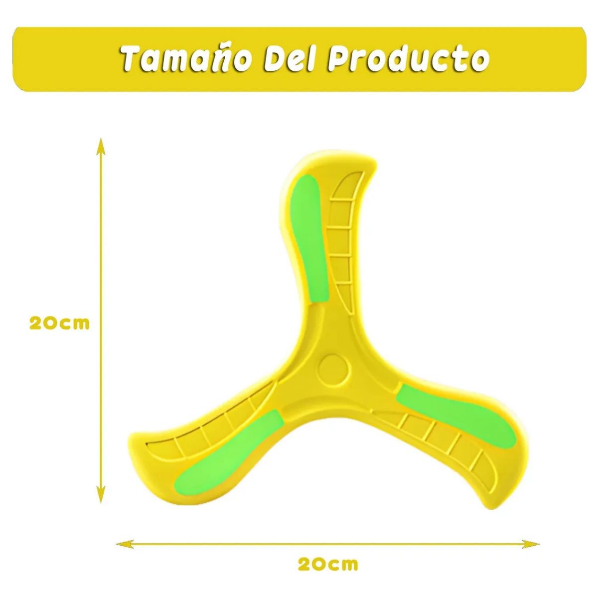 GENERICO - Juguetes Boomerang Luminoso Exterior Regalos Para Niños 2pcs