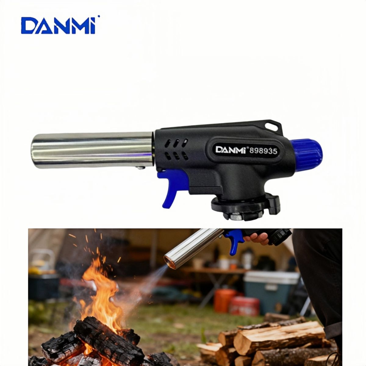 DANMI - Soplete De Gas Para Repostería Y Cocina  Puede Ser Invertido