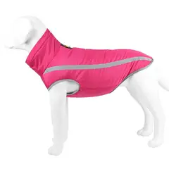 KINDA NICE - Chaqueta Para Exteriores Para Perros Reflexivo Invierno Rosa 3XL