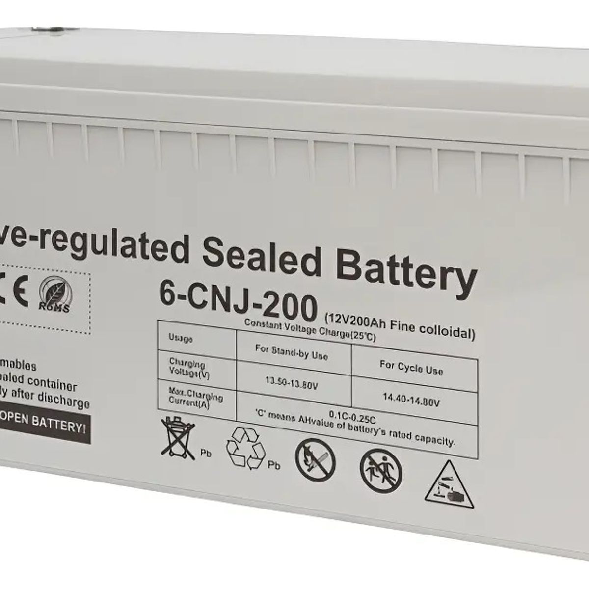 VIDA BUENAS - Bateria Ciclo Profundo 12v 200 Amp Baterias Para Panel Solar