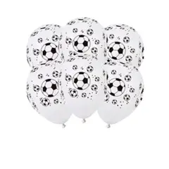 GENERICO - Set de globos de latex futbol 6pcs