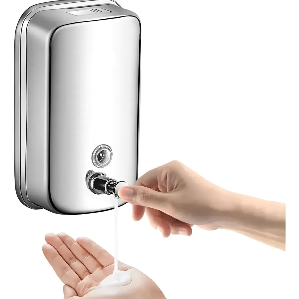 GENERICO - Dispensador De Jabón De Acero Inoxidable 800 Ml Para Baño