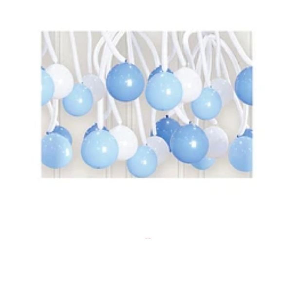 GENERICO - Set de globos de latex celeste