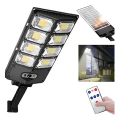 GENERICO - Focos Led Exterior 1200w Con Sensor Movimiento Luz Negro