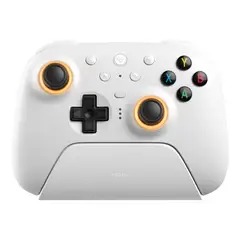 8BITDO - Control inalámbrico Ultimate 2 con joystick TMR para Windows y Android - Blanco