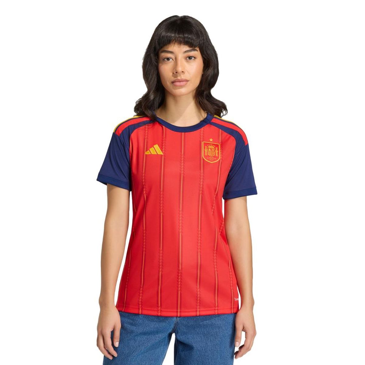ADIDAS - Polera Manga corta Fútbol Mujer