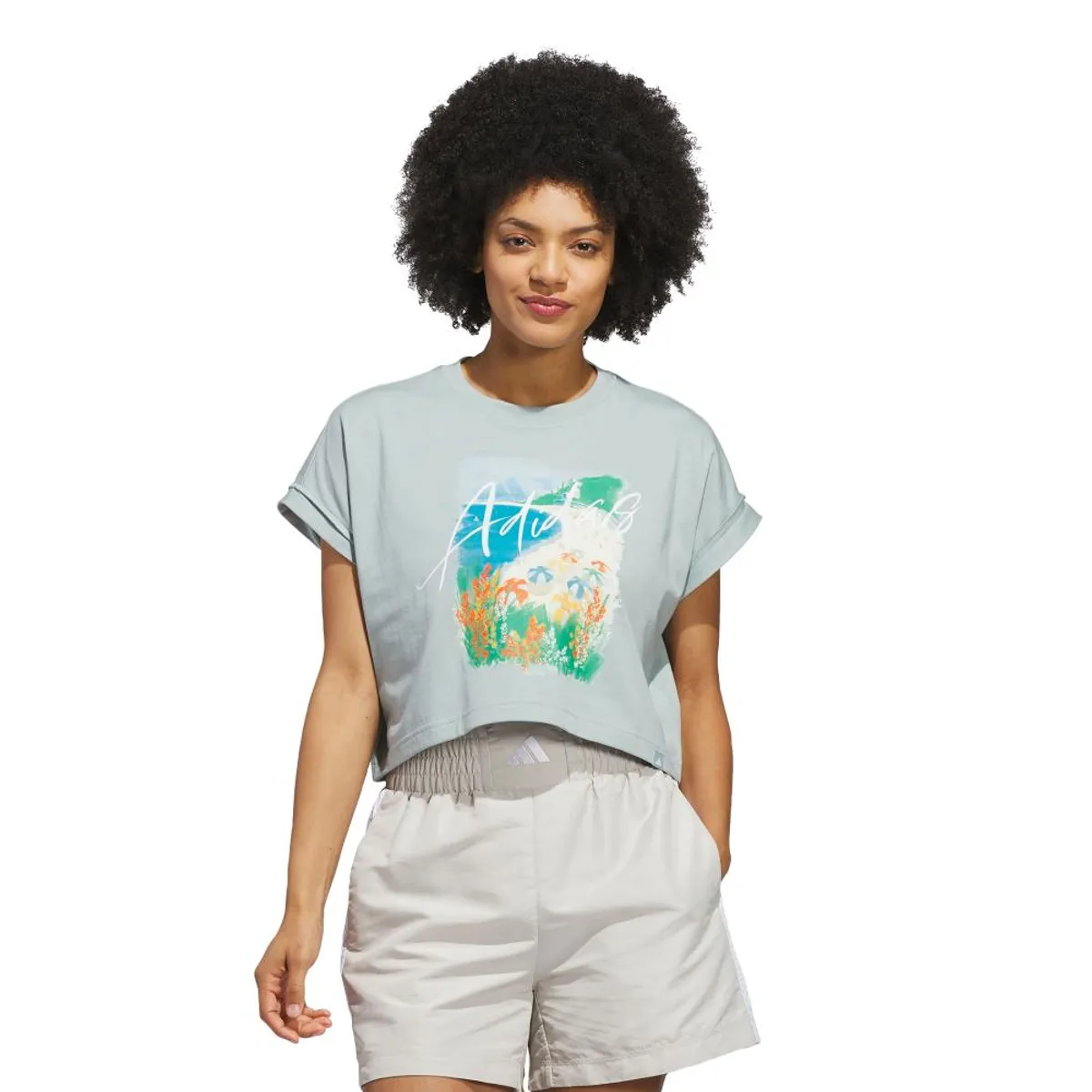 ADIDAS - Poleras estampadas Urbano Mujer