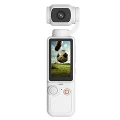 RENVMEXY - Cámara para Vlogs Q7 1080P Lente giratorio 180° Luz relleno Autoenfoque Type-C