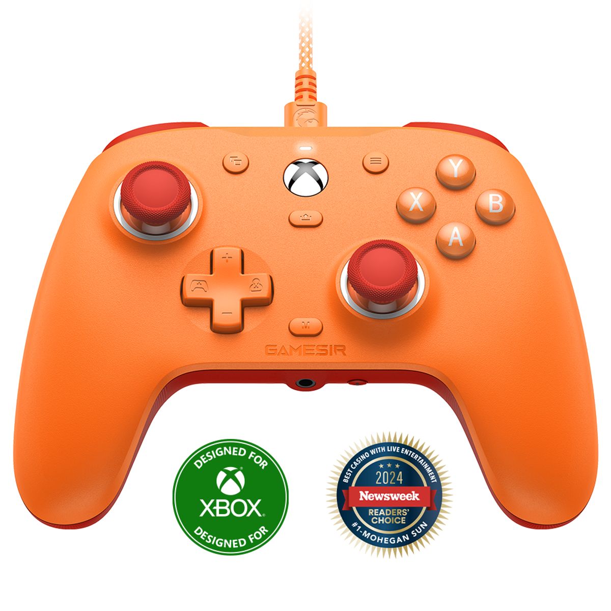 GAMESIR - Control Alámbrico GameSir G7 SE para Xbox Series XS, Xbox One y Windows 1011-Naranja
