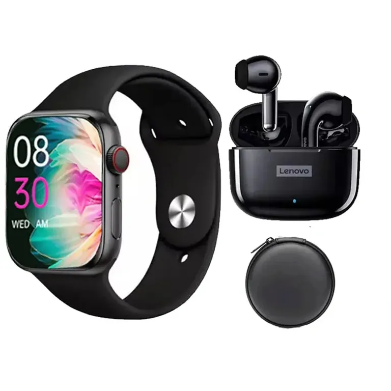 LP40 pro Audífonos inalámbricos y reloj inteligente y Estuche