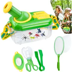KUANGYE - Set Observador Insectos Con Lupa Contenedor