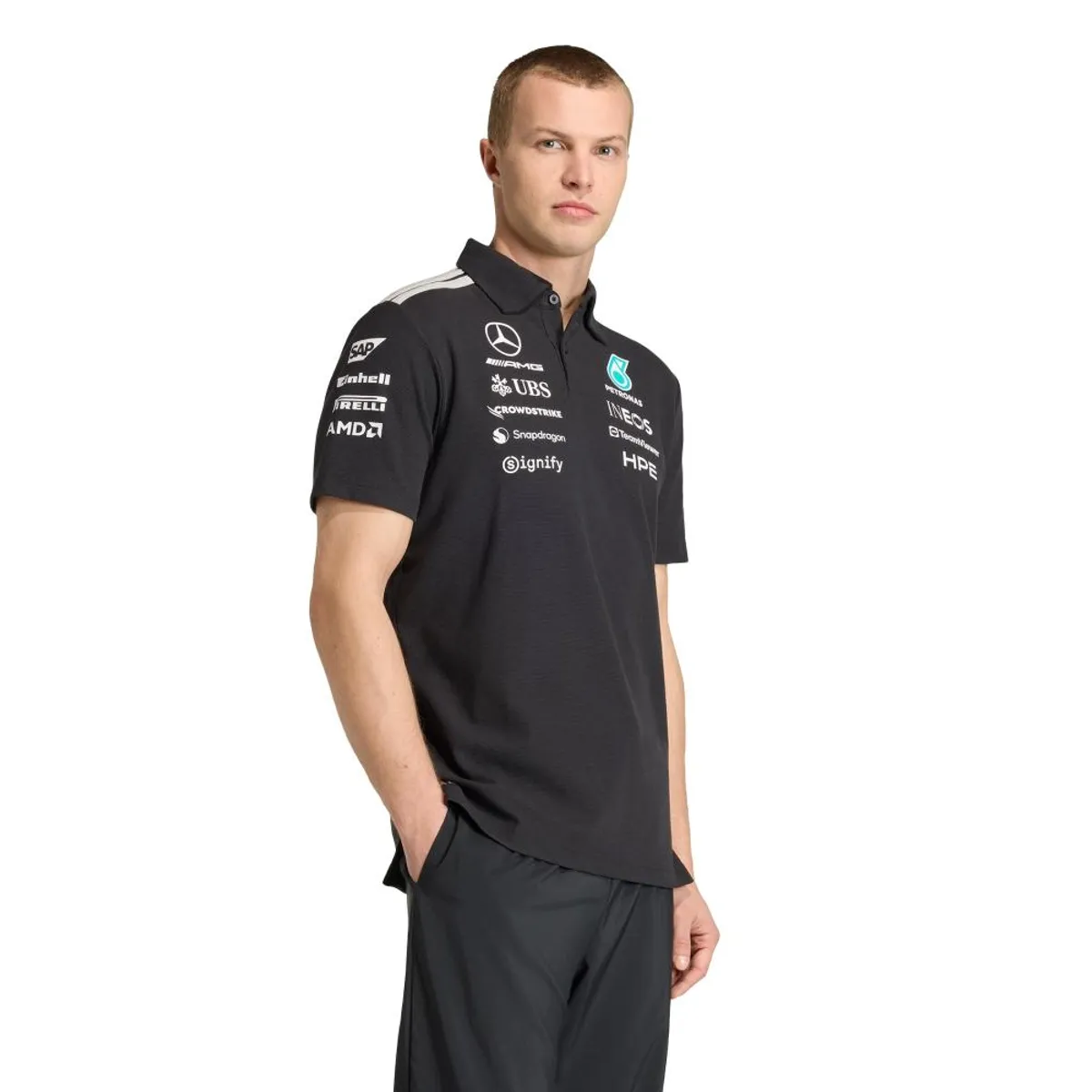 ADIDAS - Poleras con cuello Urbano Hombre